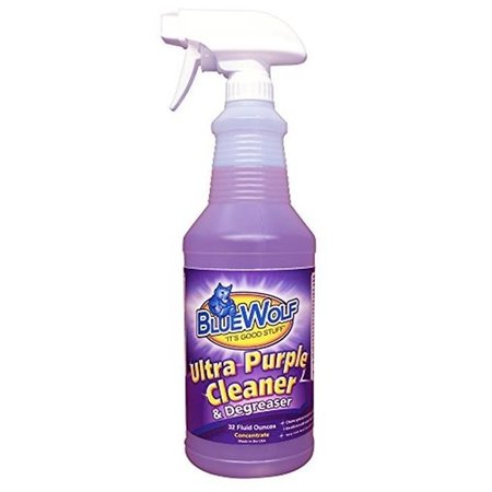 Blue Wolf Sales & Service Blue Wolf Sales & Service BW-PQ Ultra Purple Cleaner & Degreaser Spray Bottle - 32 oz BW-PQ